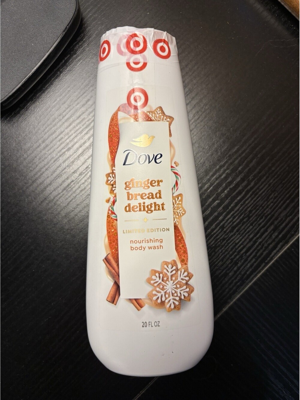 Dove Beauty Limited Edition Holiday Treat Gingerbread Delight Body Wash 20 oz